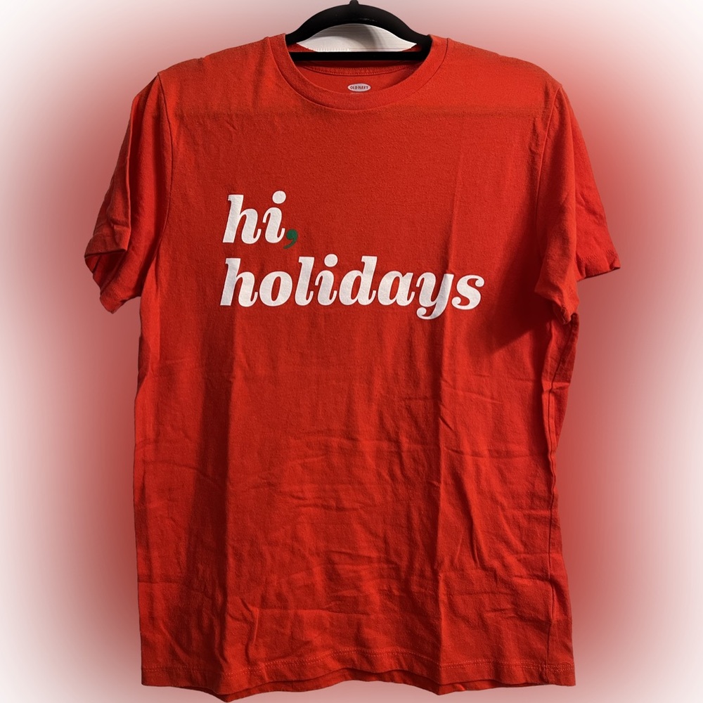OLD NAVY HOLIDAY SHIRT size small
